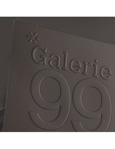 Dépliant gaufré